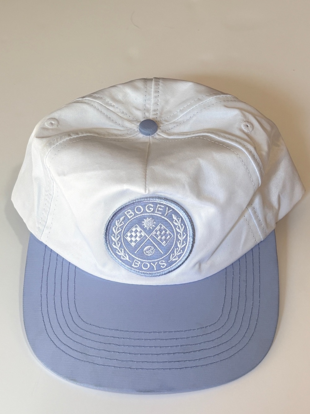 Bogey Boys BB Flag Hat Blue Jay White Blue Snapback Golf Cap